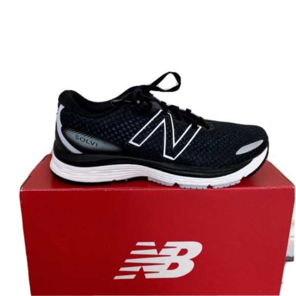 New Balance Shoes - New Balance Running Shoes 9 WIDE Black Training Sneakers Solvi v3 WSOLVLK3